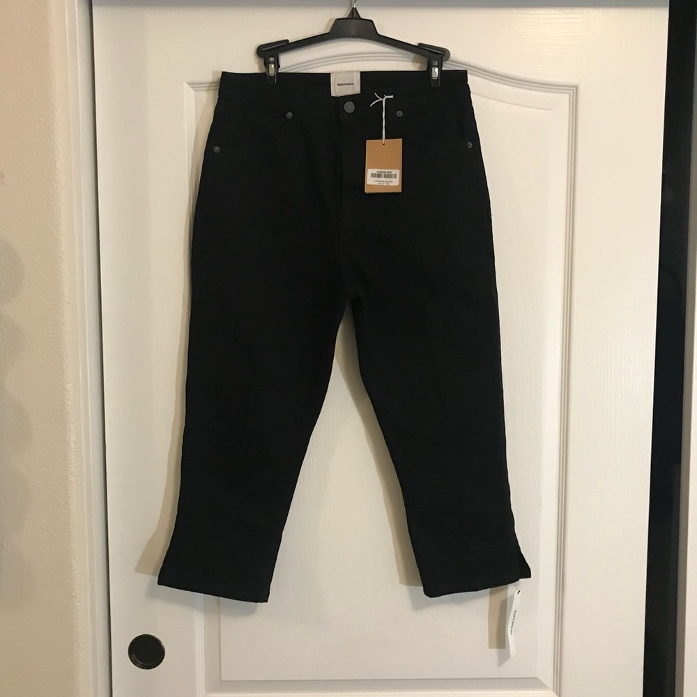 Reformation lucy high rise capri Jeans